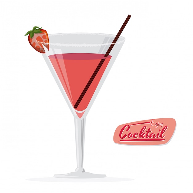 Vecteur conception de cocktail