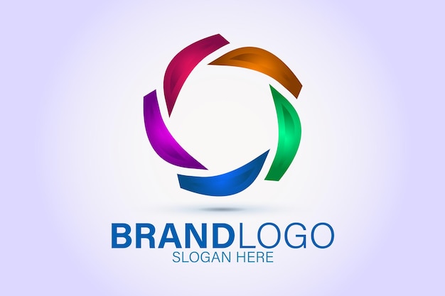 Conception colorée du logo