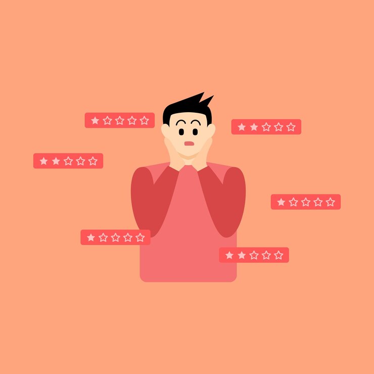Vecteur conception de concept de service client opérateur avec casque faisant des commentaires en direct illustration vectorielle