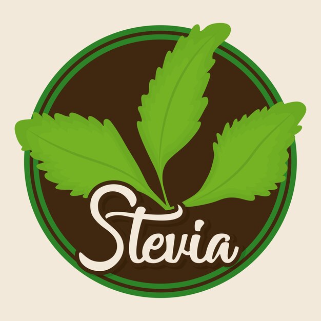 Conception De Concept De Stevia