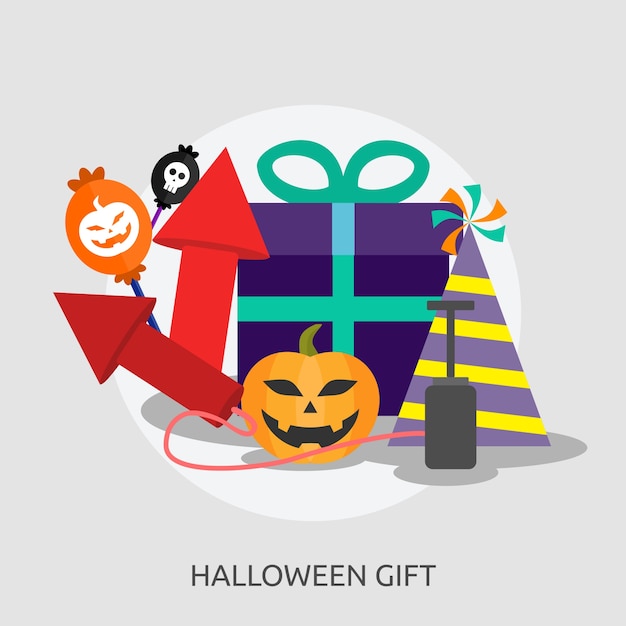 Conception Conceptuelle Cadeaux Halloween