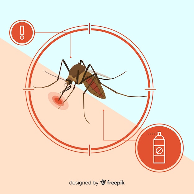 Vecteur conception de contrôle des moustiques