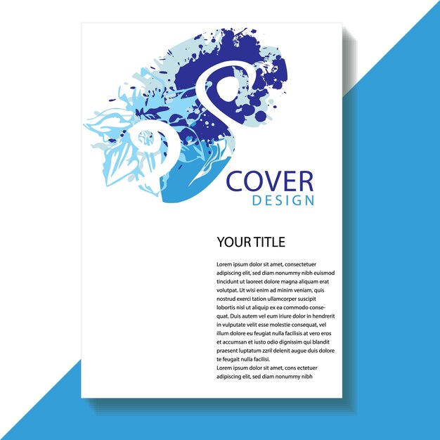 Conception De La Couverture Ou Dépliant, Brochure, Bannière, Entreprise, Conception Créative Pour L'impression.