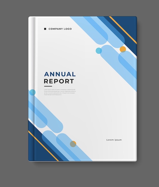 Conception De La Couverture Du Modèle De Rapport Annuel