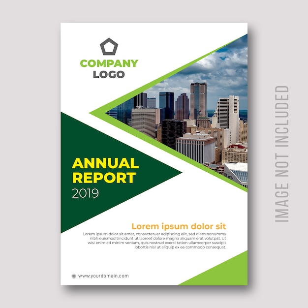Conception de la couverture des rapports annuels d'entreprise