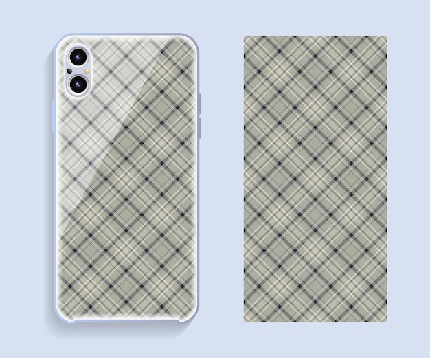 Vecteur conception de couverture de smartphone