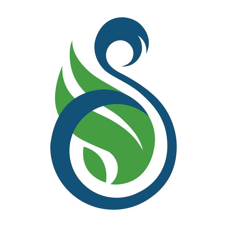 Vecteur conception créative du logo de la lettre s