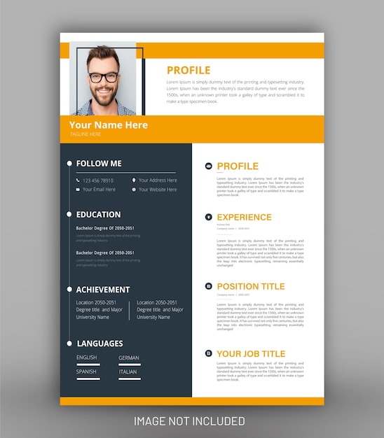 Conception de cv moderne