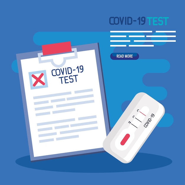 Conception De Documents Médicaux De Test De Virus Covid 19 Du Thème Ncov Cov Et Coronavirus