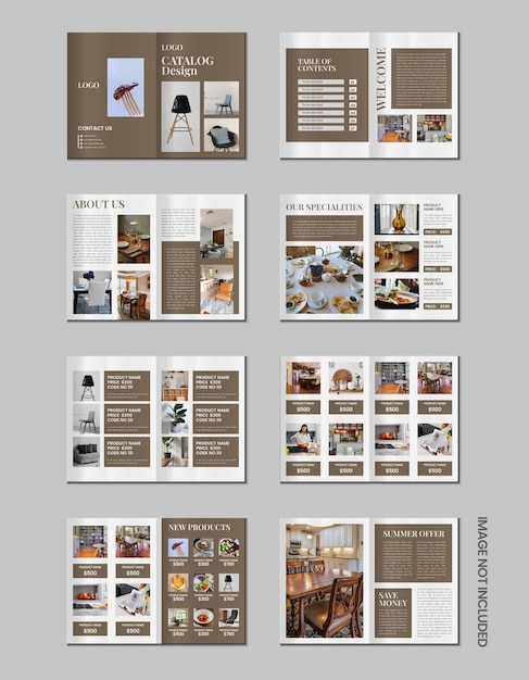 Conception du catalogue de produits ou du modèle de catalogue
