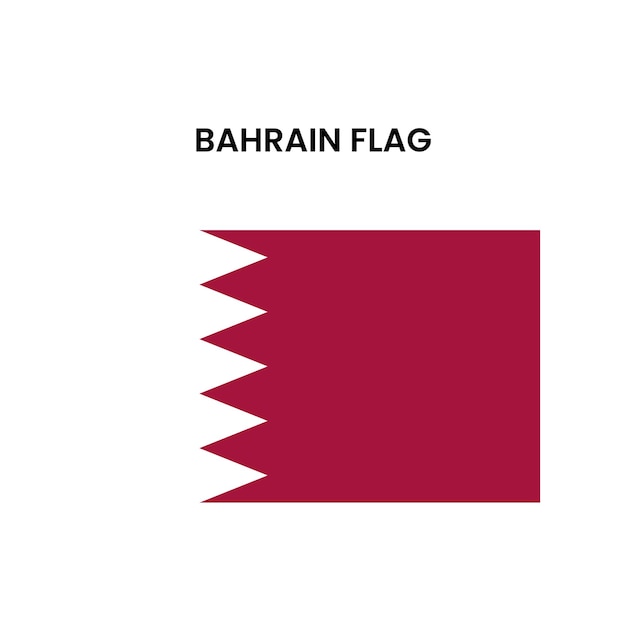 Conception Du Drapeau De Bahreïn