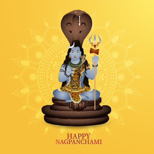 La conception du festival indien du Nag Panchami