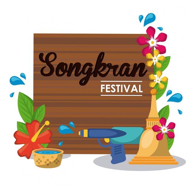 Conception Du Festival Songkran