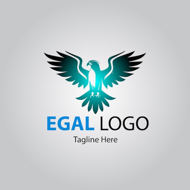 Vecteur conception du logo de l'aigle