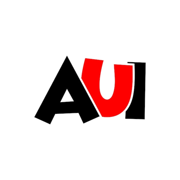 Vecteur conception du logo de l'aui