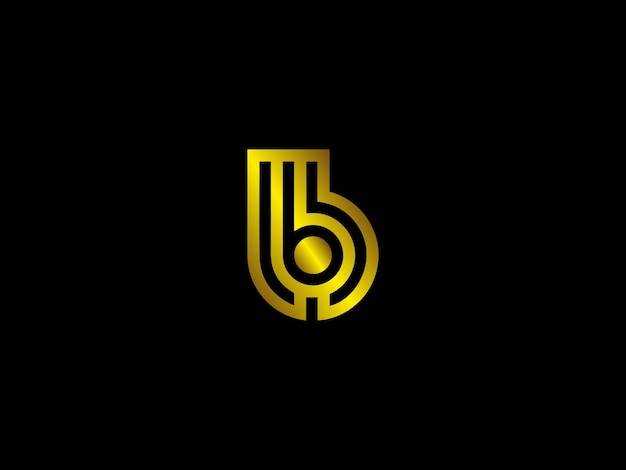 Vecteur conception du logo b