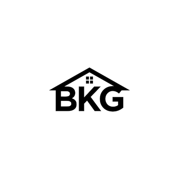 Vecteur conception du logo de bkg