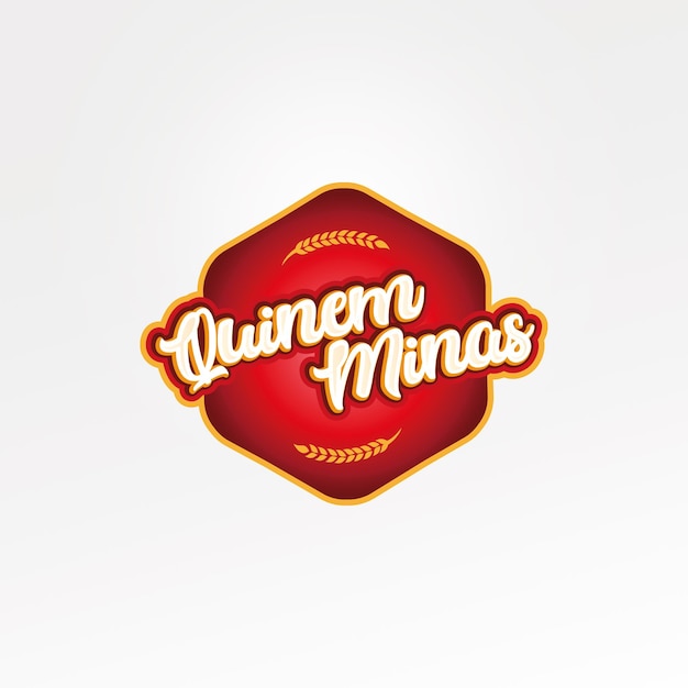 Vecteur conception du logo de la boulangerie de minas gerais