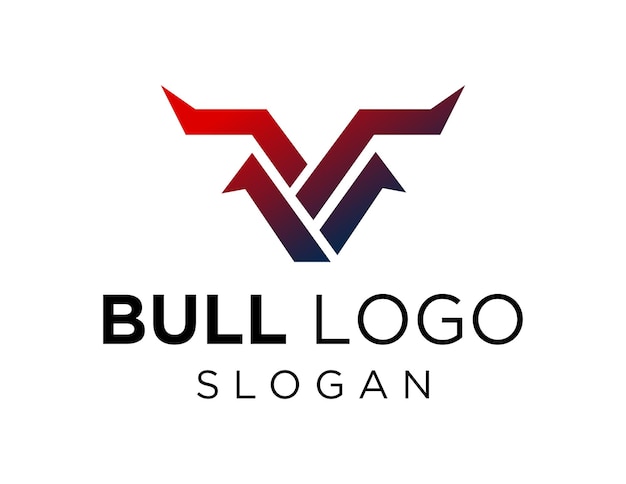 Vecteur conception du logo bull