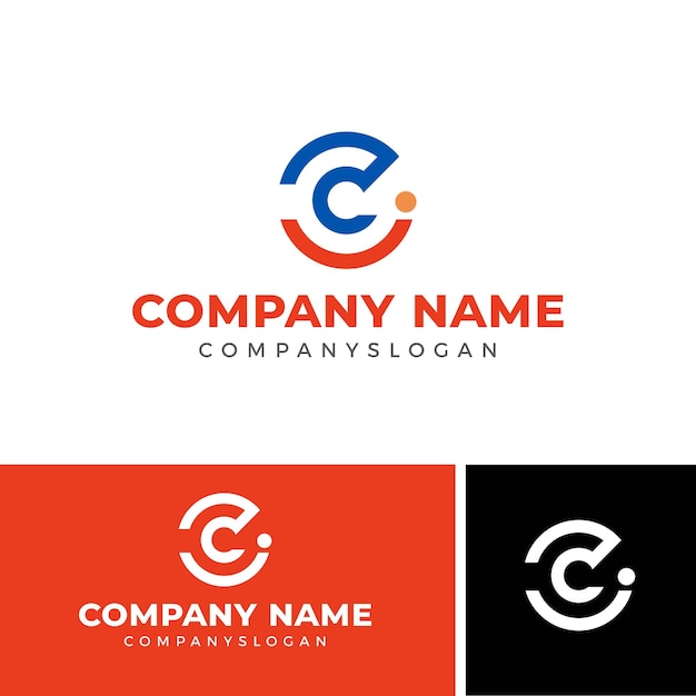 Vecteur conception du logo de core digital consulting (conseil numérique de base)