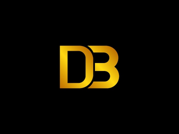 Vecteur conception du logo db