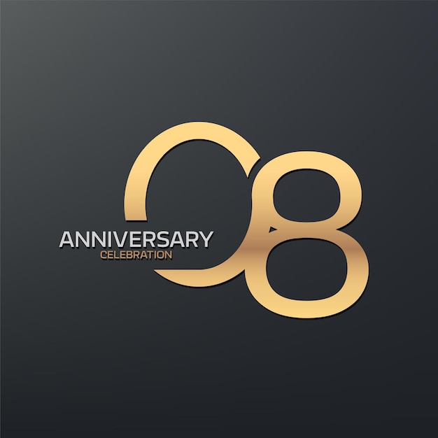 Conception du logo du 8e anniversaire