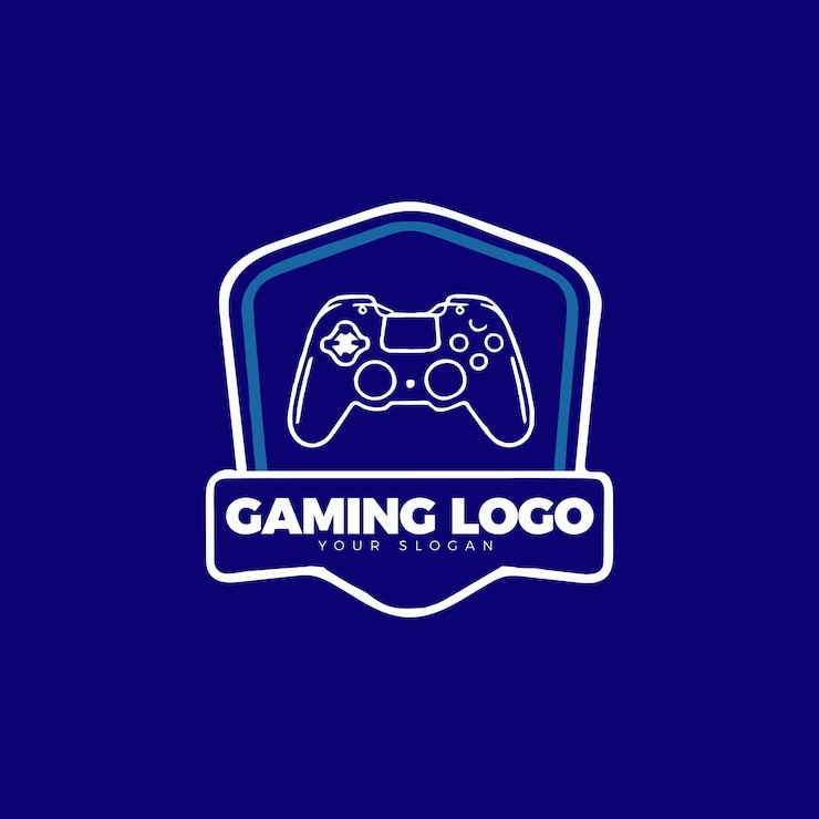 Vecteur conception du logo du jeu