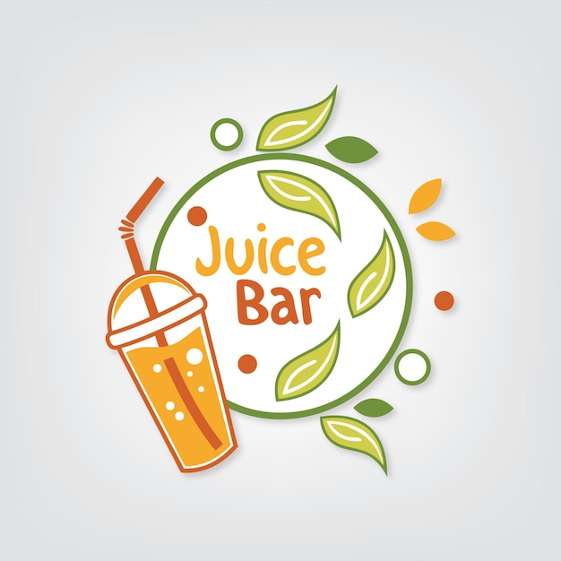 Conception du logo du Juice Bar