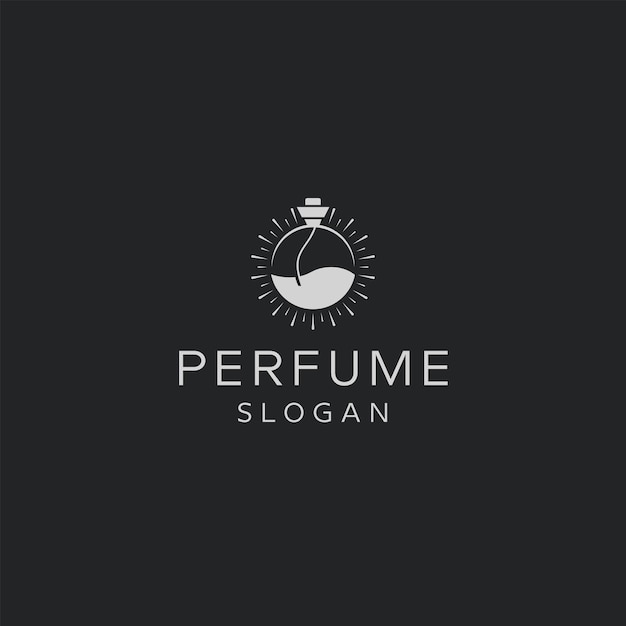 Vecteur conception du logo du parfum luxury minimalist modern gradient conception du logo du parfum parfum pour l'utilisation de l'entreprise