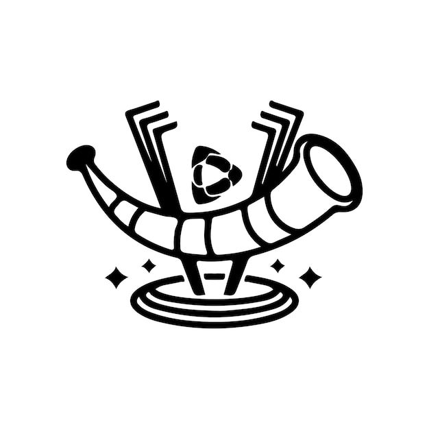 Vecteur conception du logo du prix horners