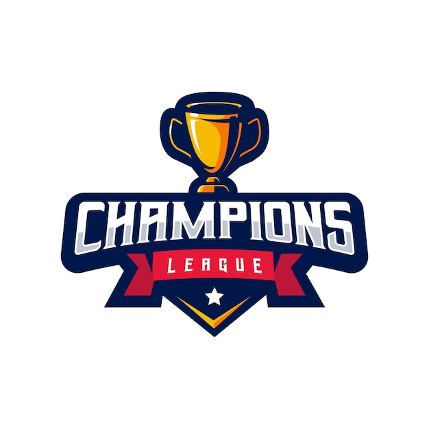 conception du logo du sport Trophée des vainqueurs du championnat de sport esport ou de jeu