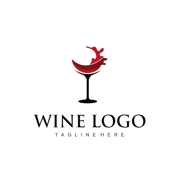 Conception Du Logo Du Vin