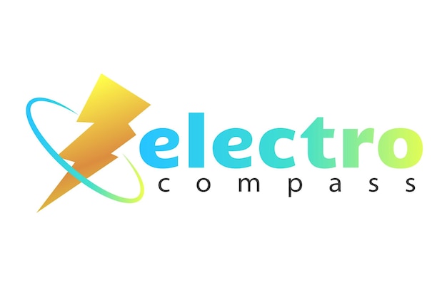 Vecteur conception du logo de l'électronique vectorielle