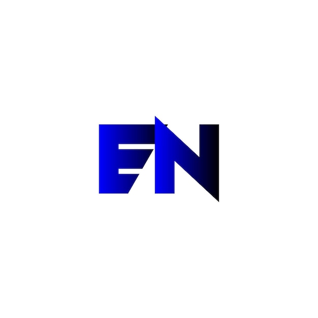 Vecteur conception du logo enn