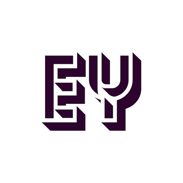 Conception Du Logo Ey 3d