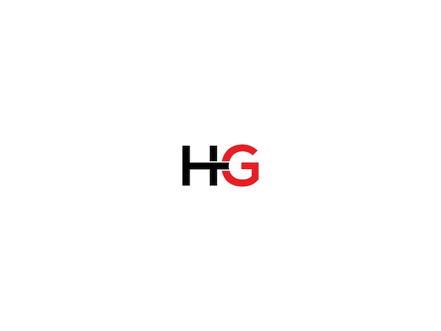 Conception Du Logo De Hg