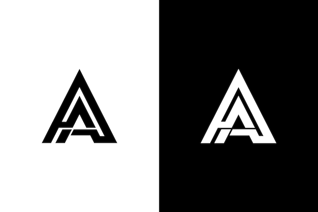 Conception du logo de la lettre AA