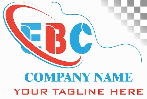 Vecteur conception du logo de la lettre ebc