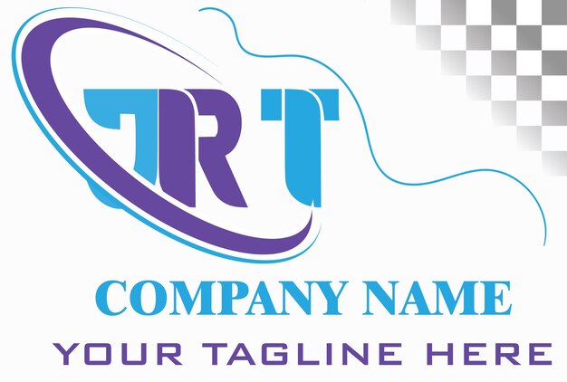 Vecteur conception du logo de la lettre jrt