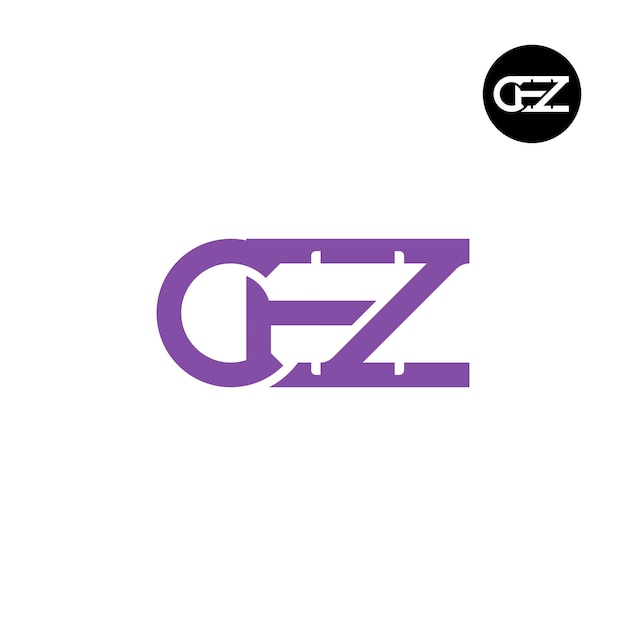 Conception Du Logo De La Lettre Monogramme De La Cez