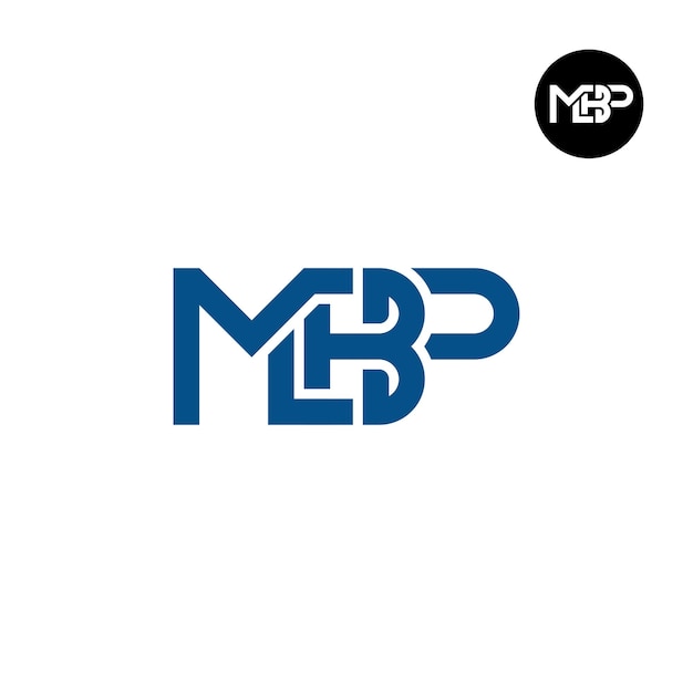 Conception Du Logo De La Lettre Monogramme Mbp