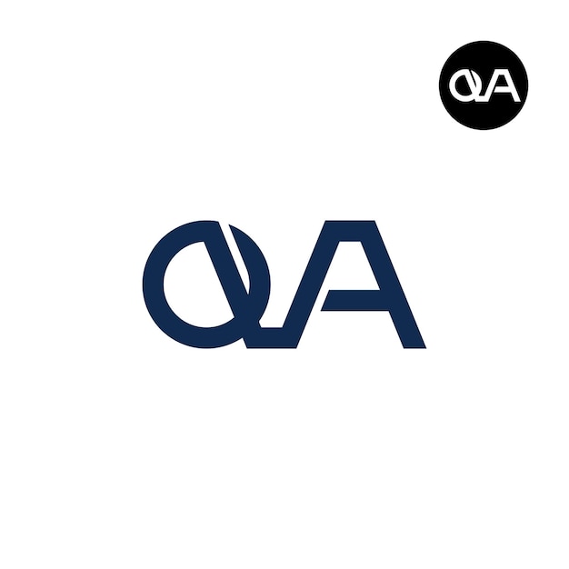 Conception du logo de la lettre monogramme OVA