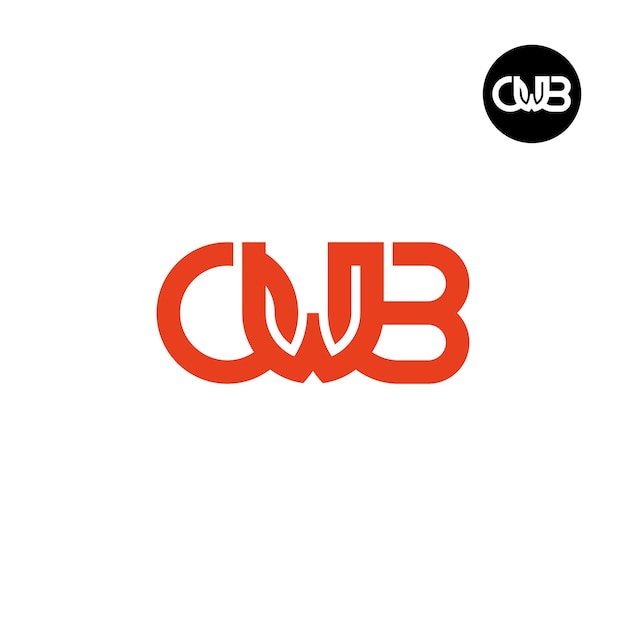 Conception Du Logo De La Lettre Owb Monogramme