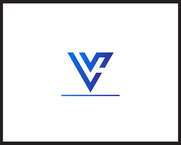 Conception Du Logo De La Lettre Vl Vectorielle