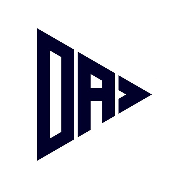 conception du logo d'une lettre