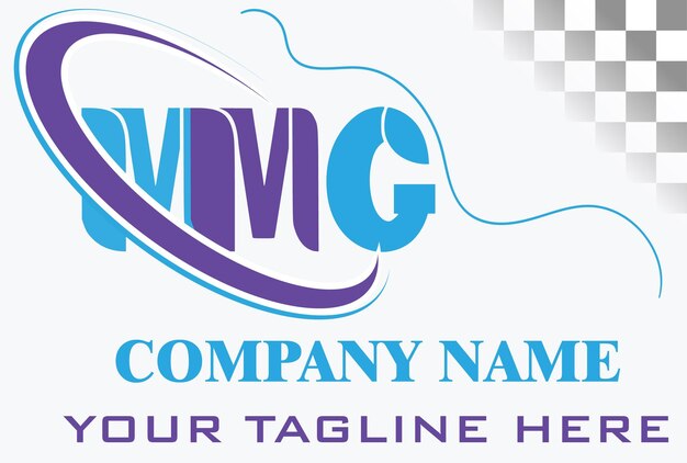 Vecteur conception du logo des lettres mmg