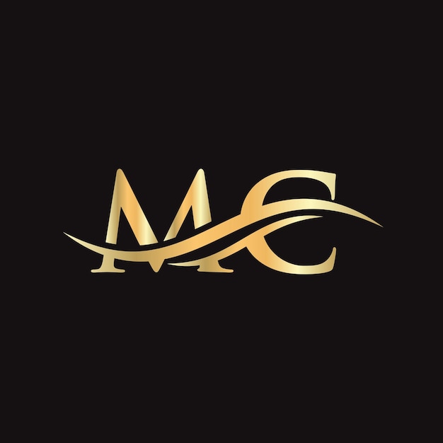 Conception du logo MC Conception initiale du logo de la lettre MC
