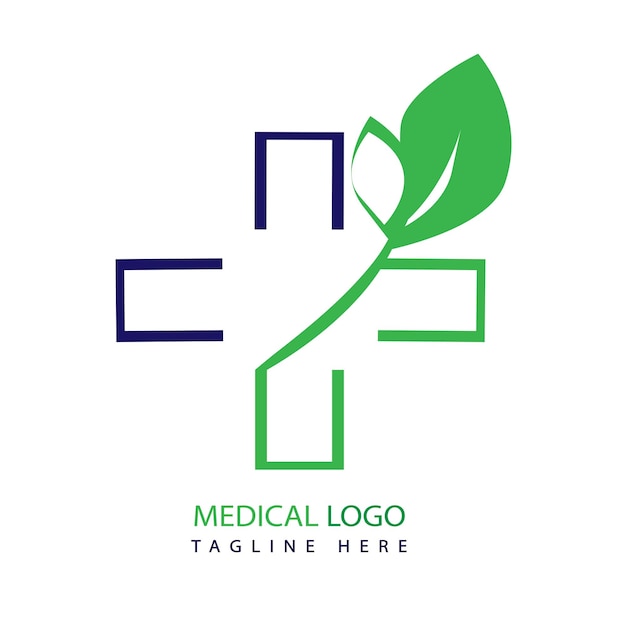 Vecteur conception du logo médical