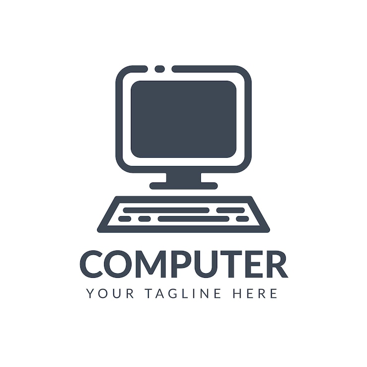Vecteur conception du logo par ordinateur