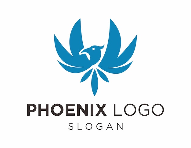 Vecteur conception du logo de phoenix